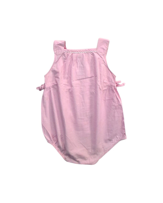 A Pink Sleeveless Rompers from Jacadi in size 3T for girl. (Back View)
