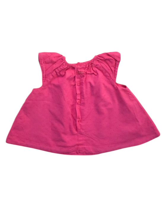 A Pink Sleeveless Dresses from Catimini in size 18-24M for girl. (Back View)