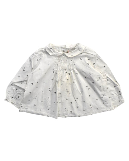 A White Long Sleeve Shirts from Bonpoint in size 2T for girl. (Front View)