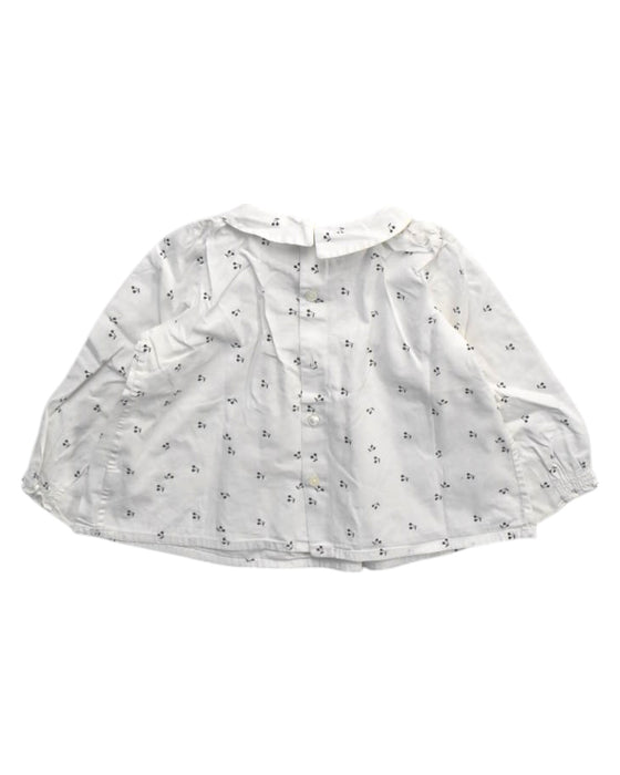 A White Long Sleeve Shirts from Bonpoint in size 2T for girl. (Back View)