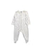 A White Onesies from Petit Bateau in size 18-24M for girl. (Front View)
