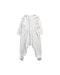 A White Onesies from Petit Bateau in size 18-24M for girl. (Back View)