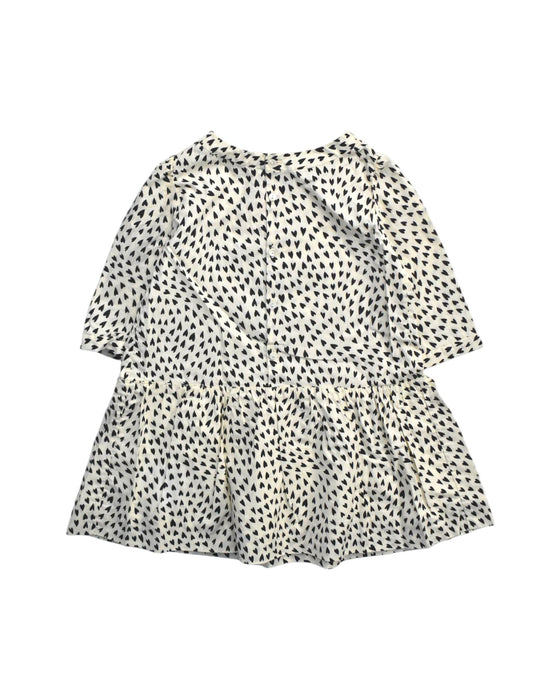 A Black Long Sleeve Dresses from Bonpoint in size 3T for girl. (Back View)