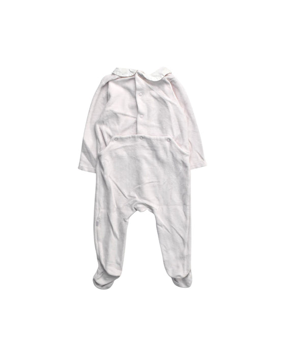 A White Onesies from Jacadi in size 12-18M for girl. (Back View)