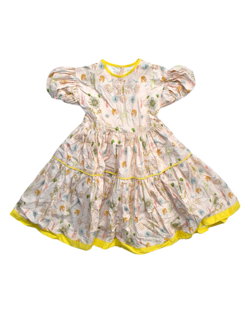 A Multicolour Long Sleeve Dresses from The Middle Daughter in size 3T for girl. (Front View)