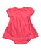 A Pink Short Sleeve Rompers from Petit Bateau in size 3-6M for girl. (Back View)