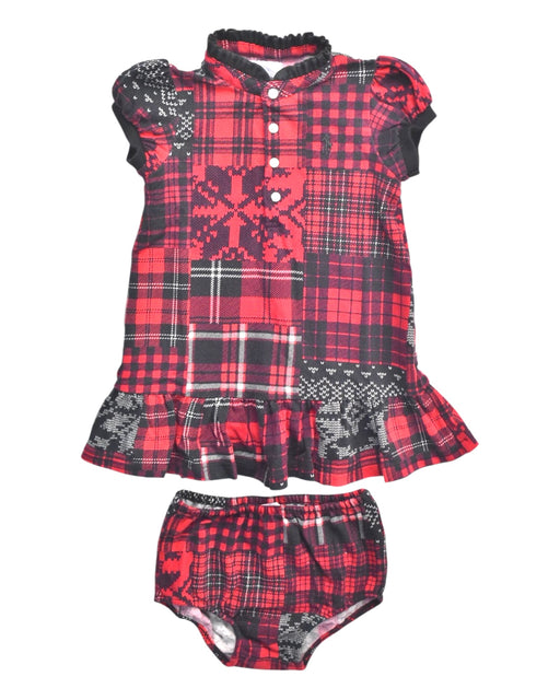 A Red Dress Sets from Ralph Lauren in size 18-24M for girl. (Front View)