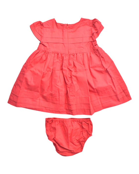 A Pink Dress Sets from bloomB in size 0-3M for girl. (Back View)