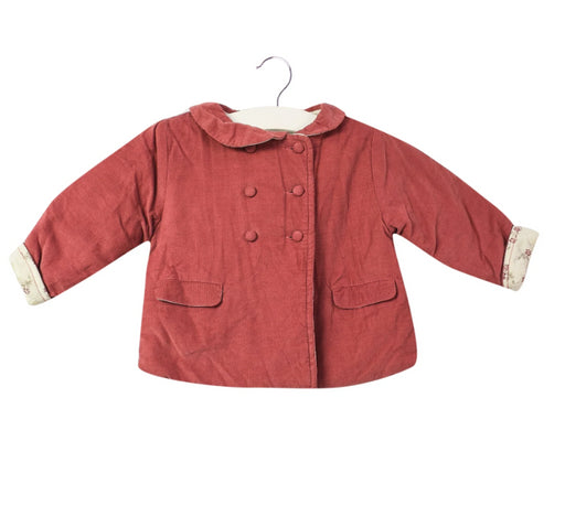 A Pink Lightweight Jackets from CdeC in size 3-6M for girl. (Front View)