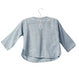 A Blue Long Sleeve Tops from Bonton in size 12-18M for girl. (Back View)