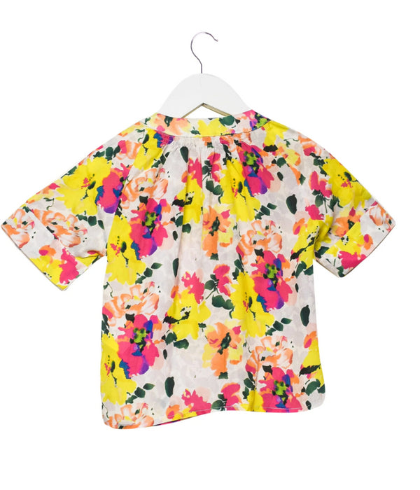 A Yellow Short Sleeve Tops from Marni in size 4T for girl. (Back View)