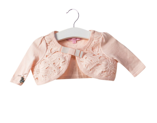 A Pink Cardigans from Nicholas & Bears in size 0-3M for girl. (Front View)