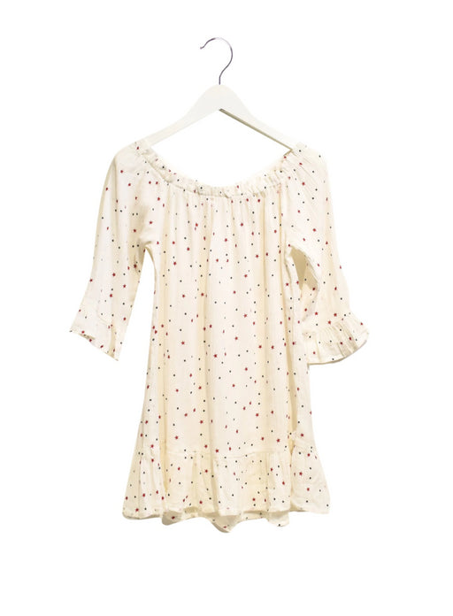 A White Long Sleeve Dresses from Zef in size 6T for girl. (Front View)