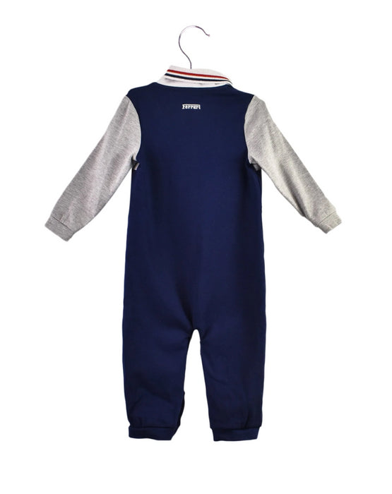 A Blue Long Sleeve Jumpsuits from Ferrari in size 12-18M for boy. (Back View)