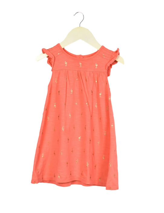 A Pink Short Sleeve Dresses from Cadet Rousselle in size 12-18M for girl. (Front View)