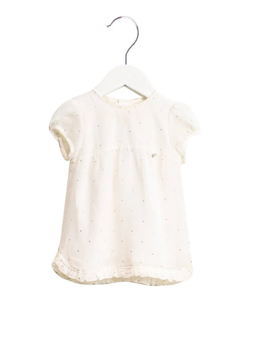 A White Short Sleeve Dresses from Diesel in size 3-6M for girl. (Front View)
