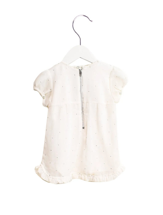 A White Short Sleeve Dresses from Diesel in size 3-6M for girl. (Back View)
