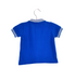 A Blue Short Sleeve Polos from Petit Bateau in size 0-3M for boy. (Back View)