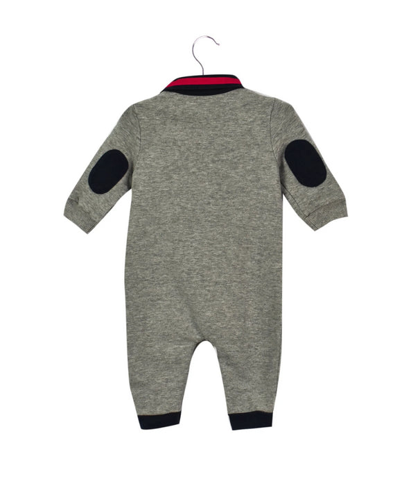 A Grey Long Sleeve Jumpsuits from Nicholas & Bears in size 0-3M for boy. (Back View)