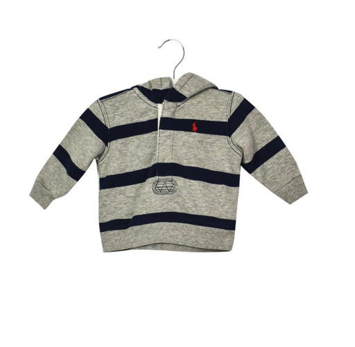 A Grey Knit Sweaters from Ralph Lauren in size 0-3M for boy. (Front View)
