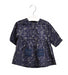 A Blue Long Sleeve Dresses from Velveteen in size 12-18M for girl. (Front View)