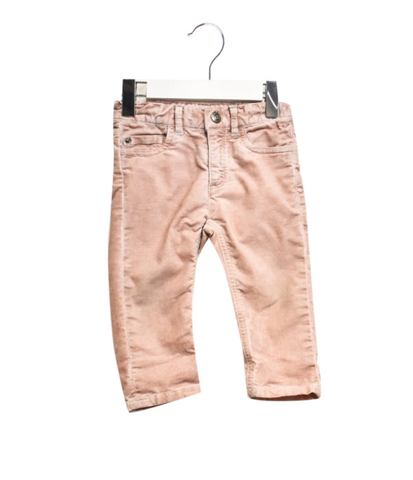 A Pink Casual Pants from Bonpoint in size 6-12M for girl. (Front View)