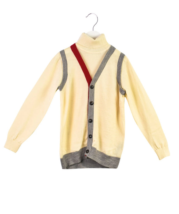 A Beige Knit Sweaters from Nicholas & Bears in size 6T for boy. (Front View)