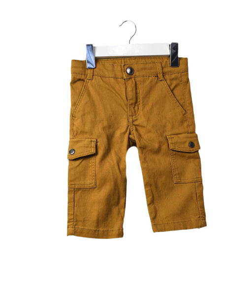 A Brown Casual Pants from Jacadi in size 3-6M for boy. (Front View)