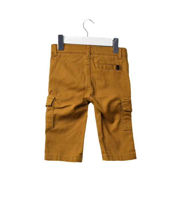 A Brown Casual Pants from Jacadi in size 3-6M for boy. (Back View)