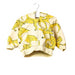 A Yellow Zippered Sweatshirts from Mini Rodini in size 0-3M for neutral. (Front View)