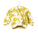 A Yellow Zippered Sweatshirts from Mini Rodini in size 0-3M for neutral. (Front View)