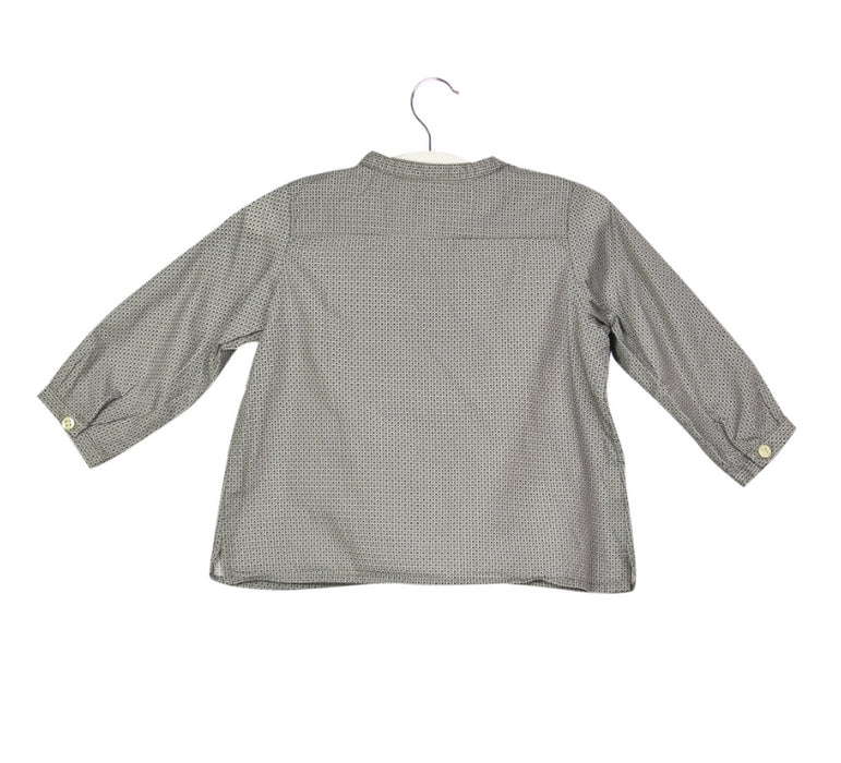 A Grey Long Sleeve Tops from Bonpoint in size 3-6M for girl. (Back View)