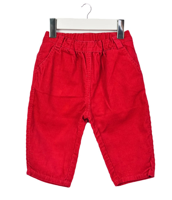 A Pink Casual Pants from Petit Bateau in size 3-6M for girl. (Front View)