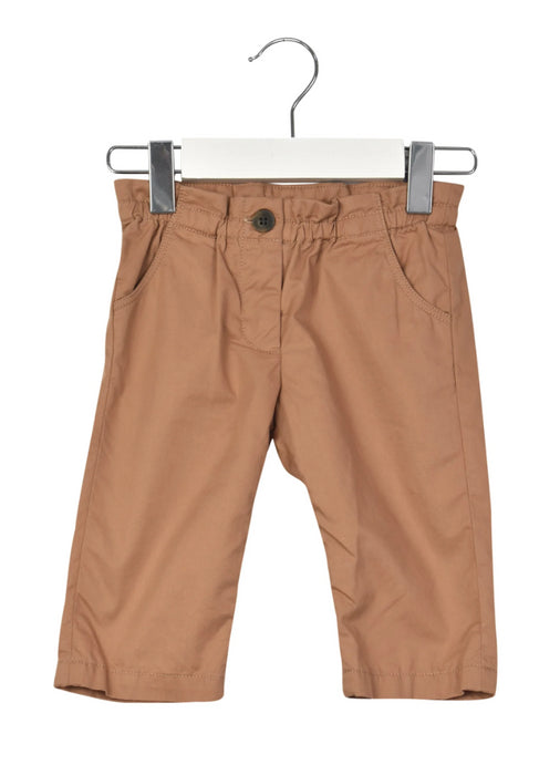 A Brown Casual Pants from Bonpoint in size 3-6M for girl. (Front View)