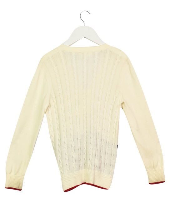 A Beige Cardigans from Nicholas & Bears in size 4T for girl. (Back View)