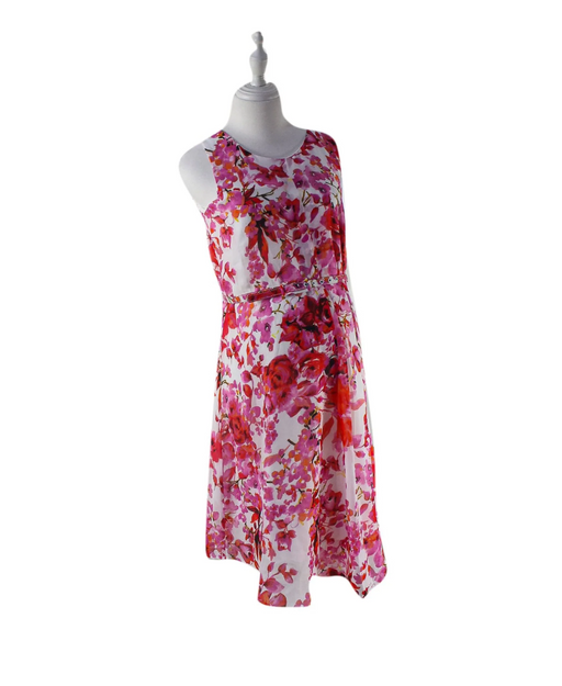 A Pink Sleeveless Dresses from Seraphine in size S for girl. (Front View)