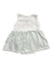 A White Sleeveless Dresses from Petit Bateau in size 6-12M for girl. (Back View)