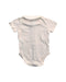 A White Short Sleeve Bodysuits from Petit Bateau in size 6-12M for girl. (Back View)