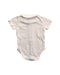 A White Short Sleeve Bodysuits from Petit Bateau in size 6-12M for girl. (Back View)