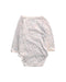 A Ivory Long Sleeve Bodysuits from Petit Bateau in size 6-12M for girl. (Back View)