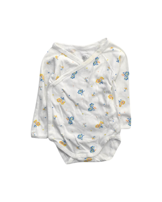 A Multicolour Long Sleeve Bodysuits from Petit Bateau in size 12-18M for girl. (Front View)