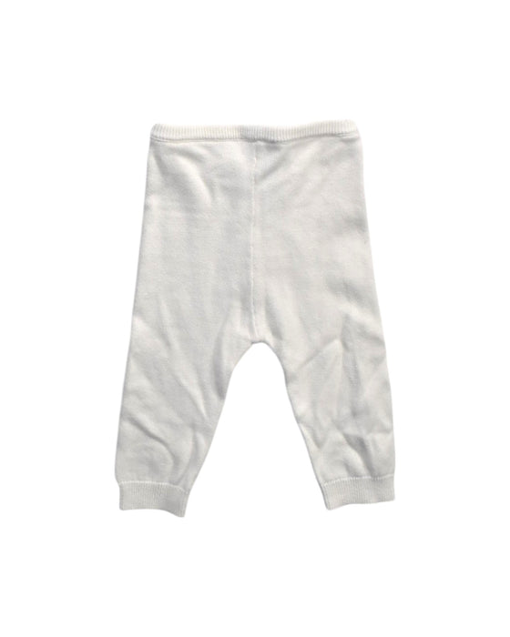 A White Casual Pants from Jacadi in size 6-12M for girl. (Back View)