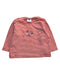 A Red Long Sleeve Tops from Petit Bateau in size 3-6M for girl. (Front View)