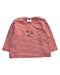 A Red Long Sleeve Tops from Petit Bateau in size 3-6M for girl. (Front View)