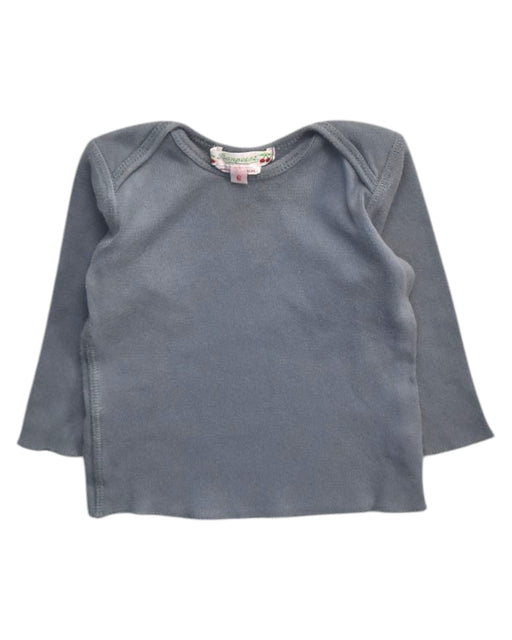 A Grey Long Sleeve T Shirts from Bonpoint in size 6-12M for girl. (Front View)