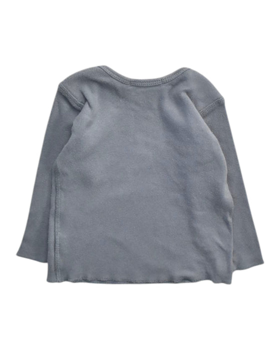 A Grey Long Sleeve T Shirts from Bonpoint in size 6-12M for girl. (Back View)