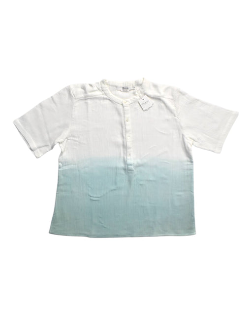 A White Short Sleeve Shirts from Bonpoint in size 14Y for boy. (Front View)