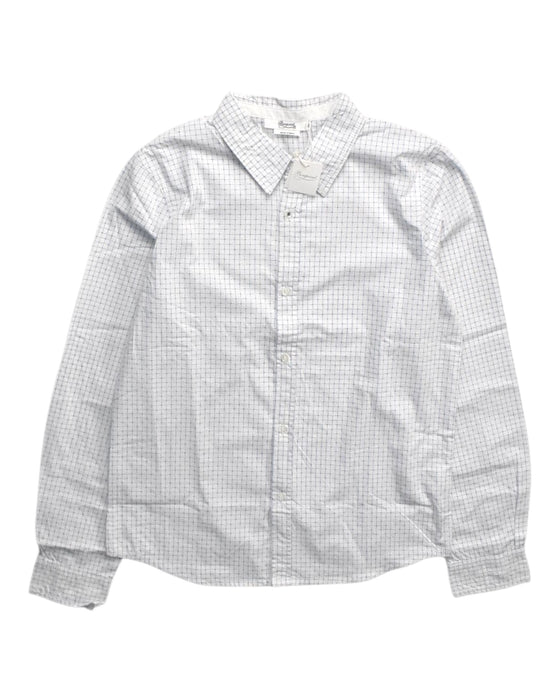 A Grey Long Sleeve Shirts from Bonpoint in size 14Y for boy. (Front View)
