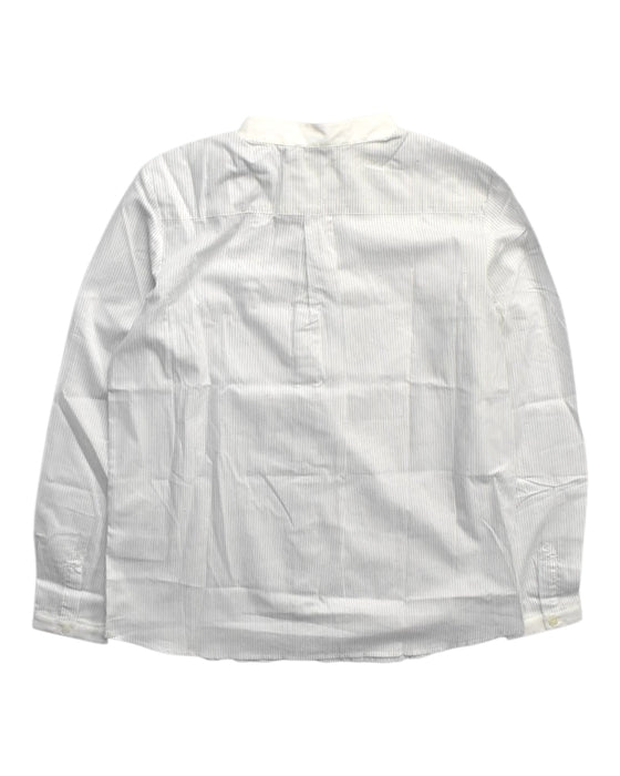 A White Long Sleeve Shirts from Bonpoint in size 14Y for boy. (Back View)