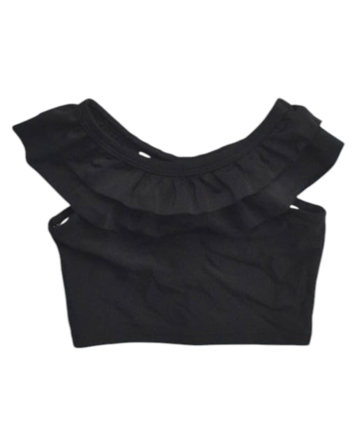 A Black Sleeveless Tops from RuffleButts in size 18-24M for girl. (Front View)